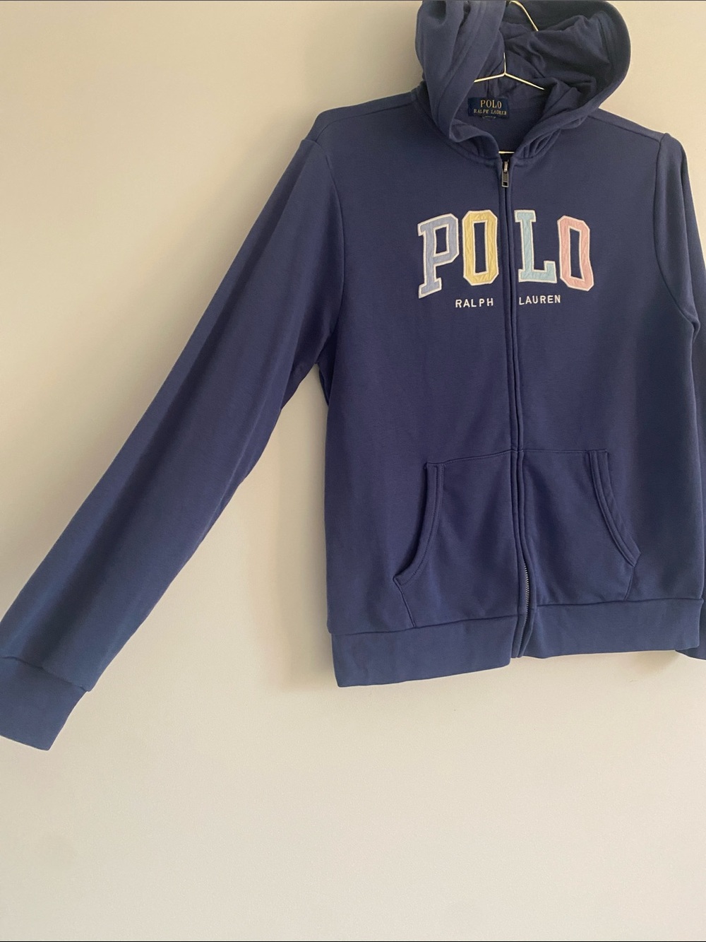 Polo Pastel Logo French Terry Zip Hoodie - Picture 7 of 12